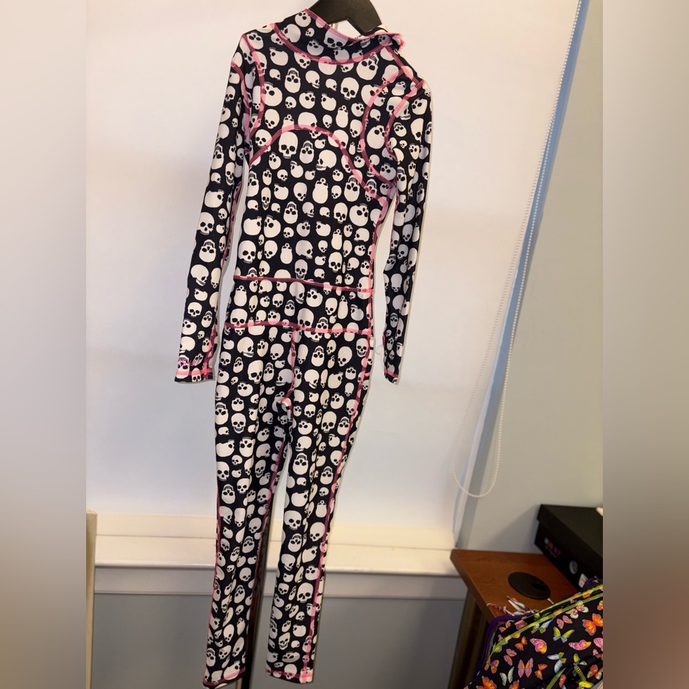 TutuBlue Kids Skull Print Full-Body Swimsuit